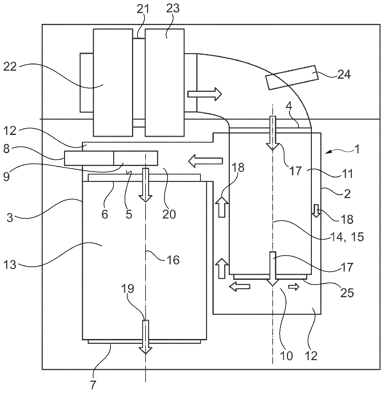 Device for exhaust gas aftertreatment