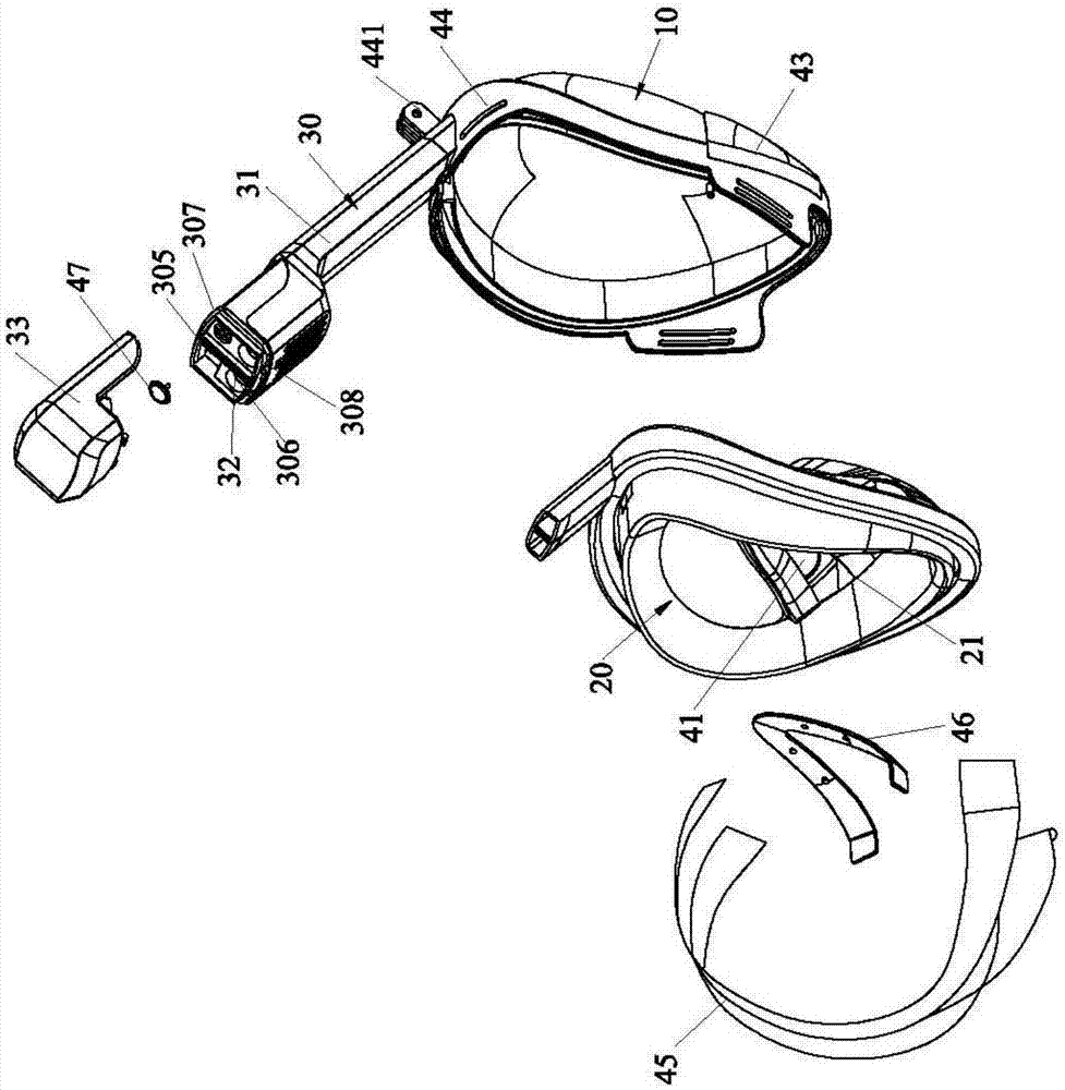 Single-inlet single-outlet snorkeling face mask