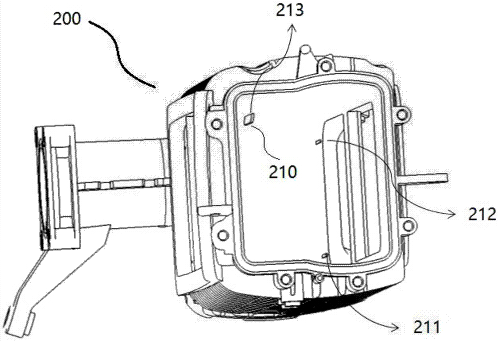 Side-inserted mounting and fixing mechanism for intercooler