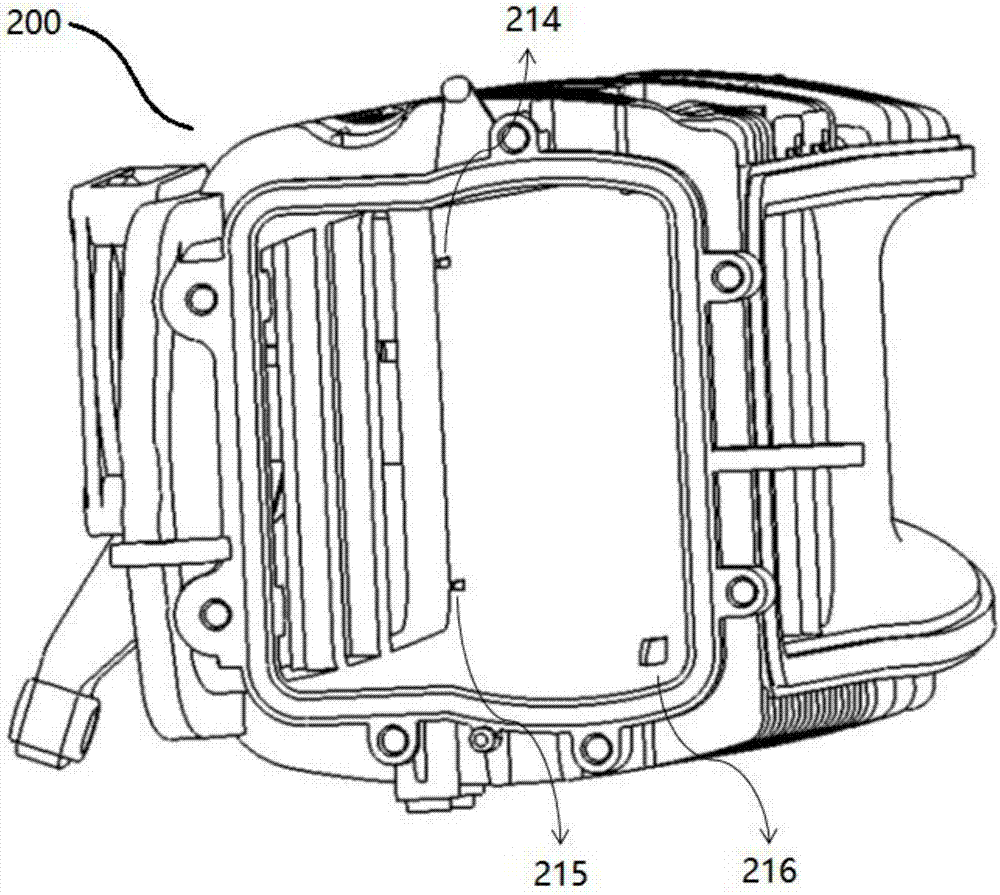 Side-inserted mounting and fixing mechanism for intercooler