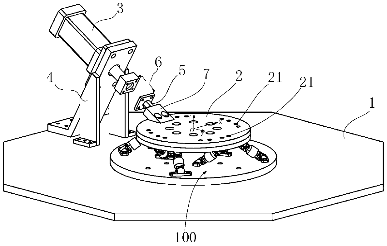 A six-dimensional force sensor calibration device and calibration method thereof