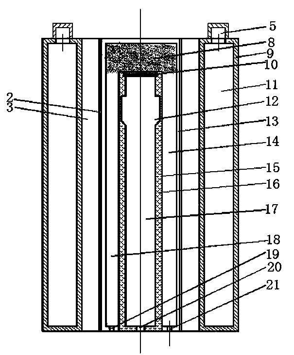 Micro thermal optoelectronic system cooled based on loop heat pipe principle