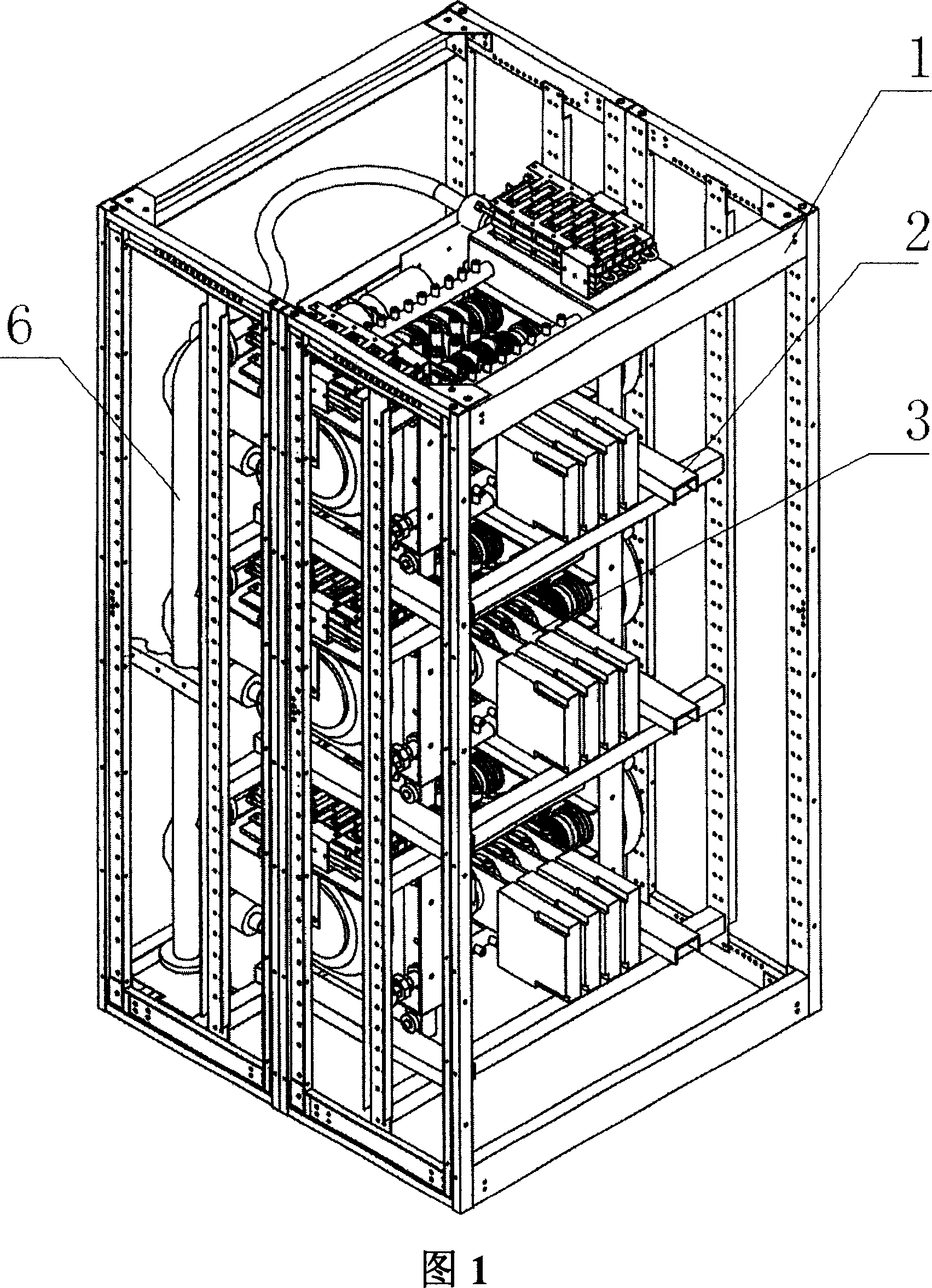 High-tension integral gate change transistor three-level frequency-converter power cabinet