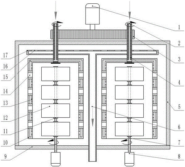 Ion nitriding device for realizing workpiece nitriding temperature equalization