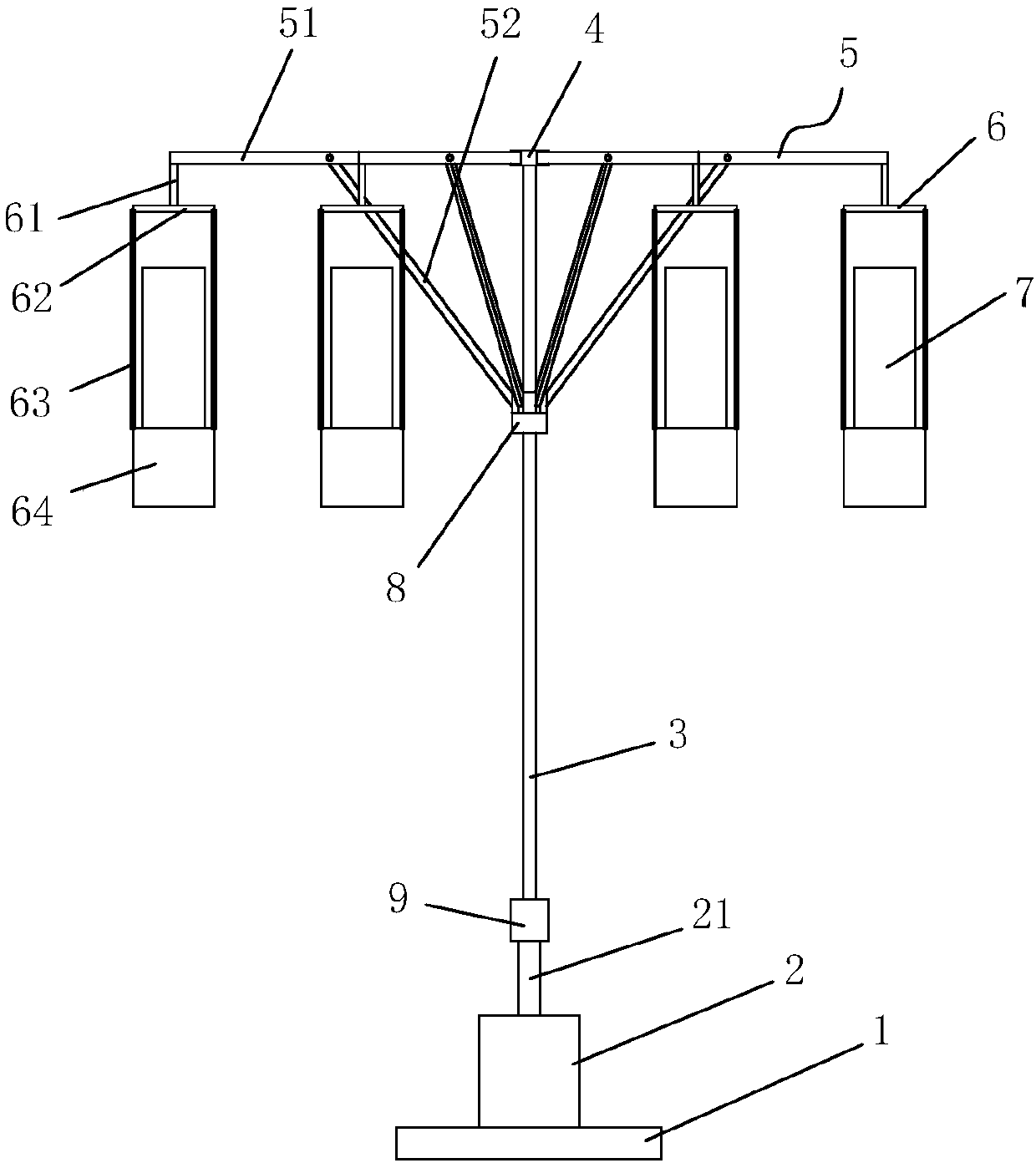 Ovum picking test tube transfer heat insulating device