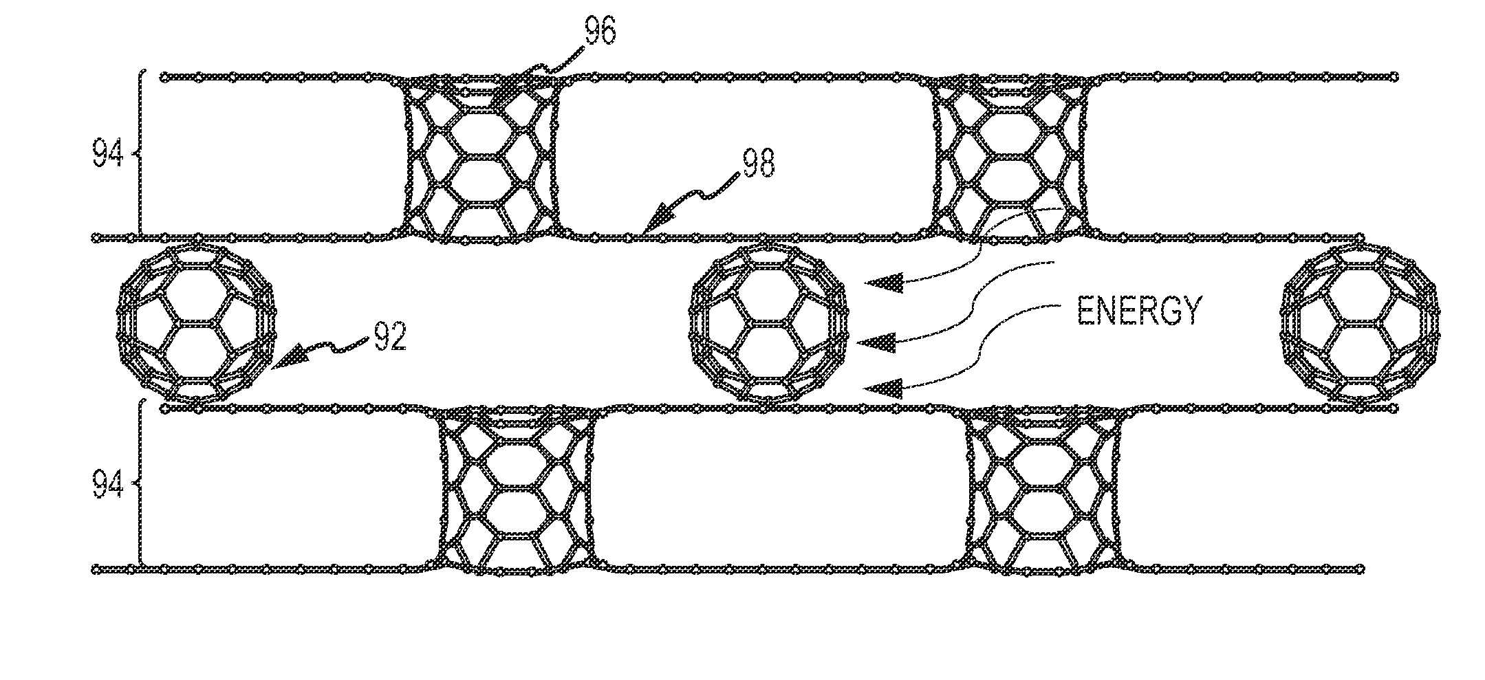 Fabrication of pillared graphene