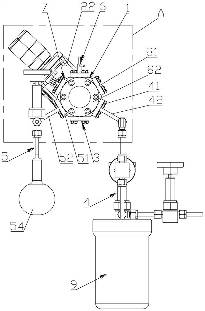 Ultrahigh vacuum in-situ dripping device