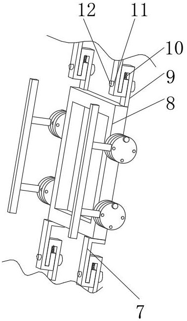 Ladder for high-rise steel structure construction