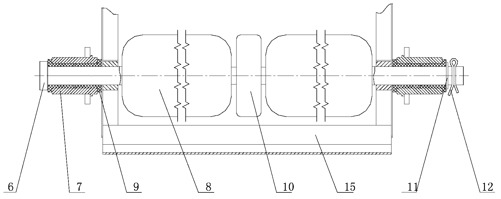 Deck ladder for follow-up horizontal ship