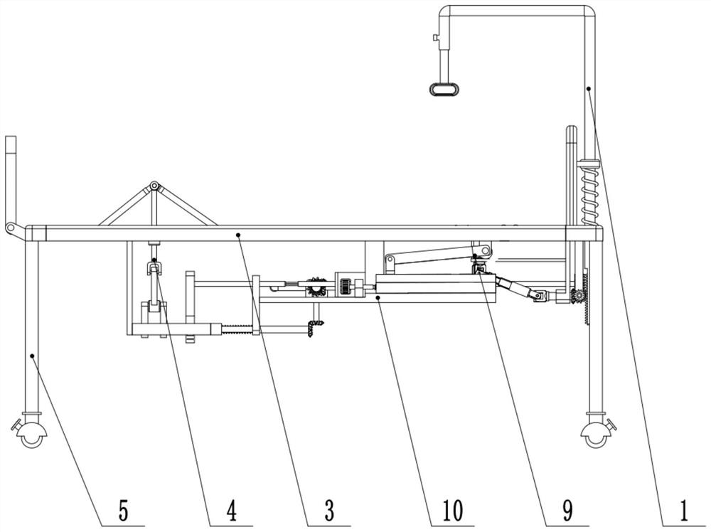 Cerebrovascular disease treatment bed