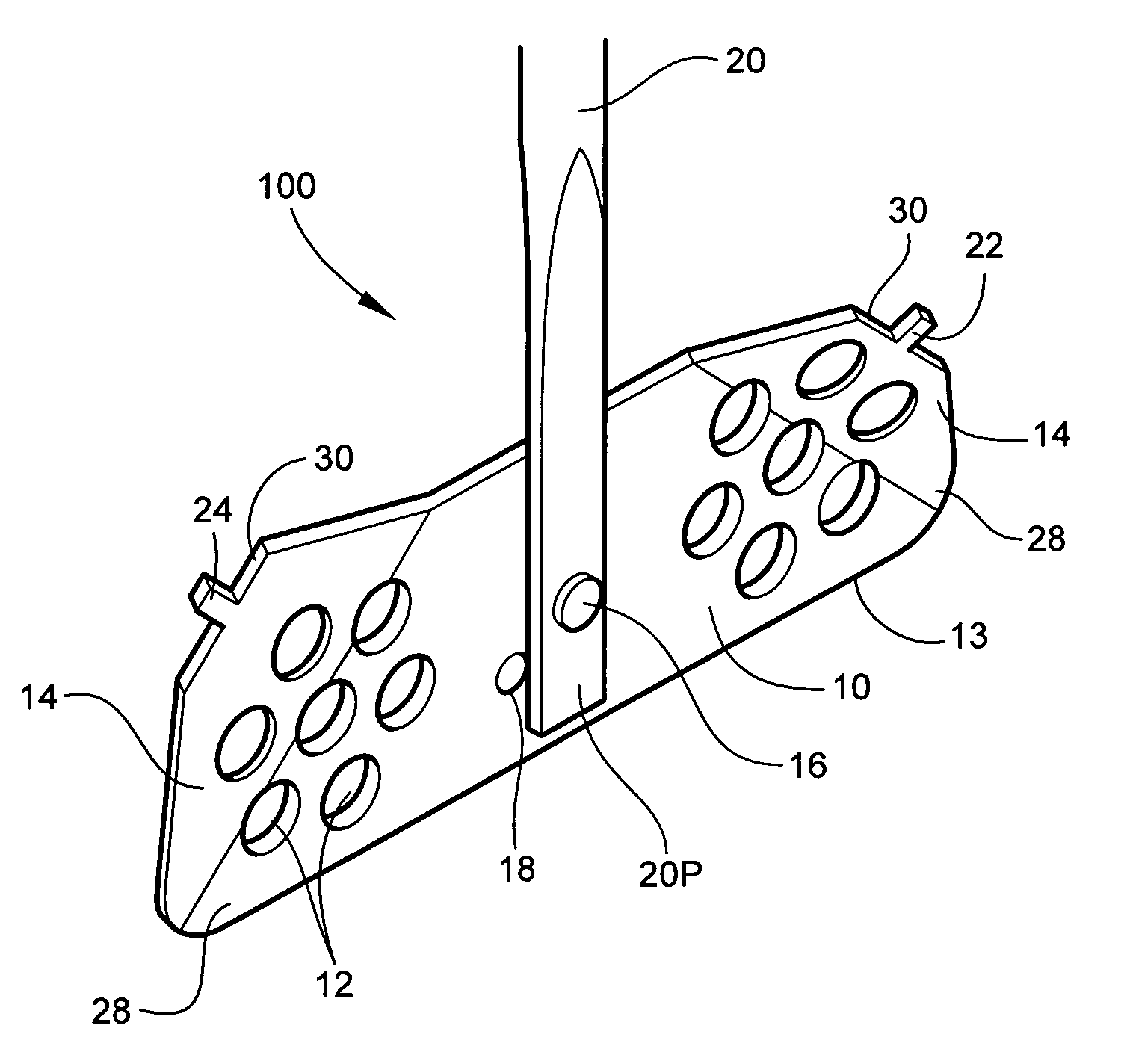 Geometric and perforated paint mixer and paint roller cleaner