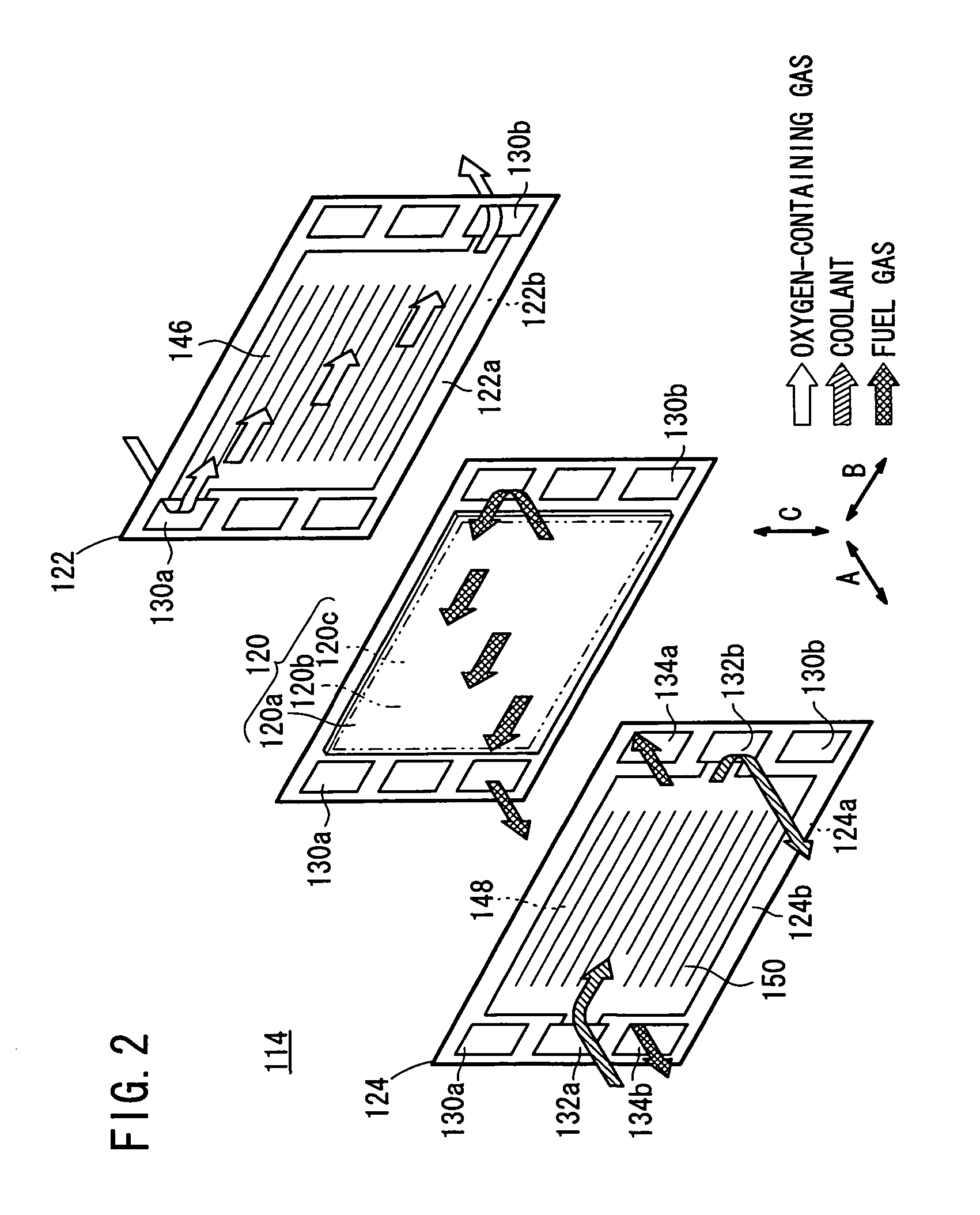 Fuel cell system and scavenging method for use in a fuel cell system