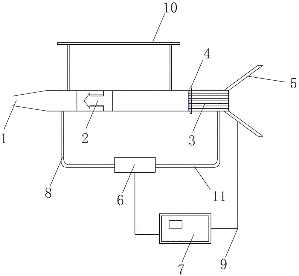 External load type unpowered atmospheric particle sampler