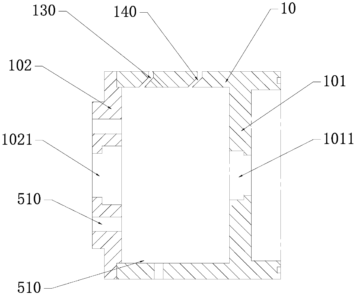 Stay wire type displacement sensor applied to full sea depth and application method thereof