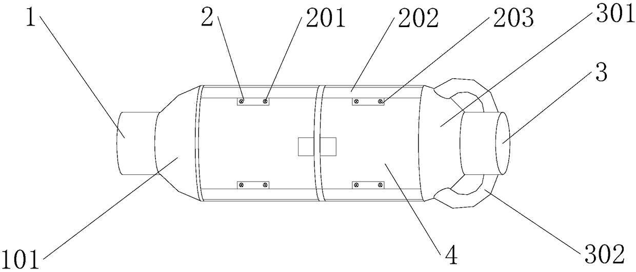 Double-layer particle filter system based on foam alloy