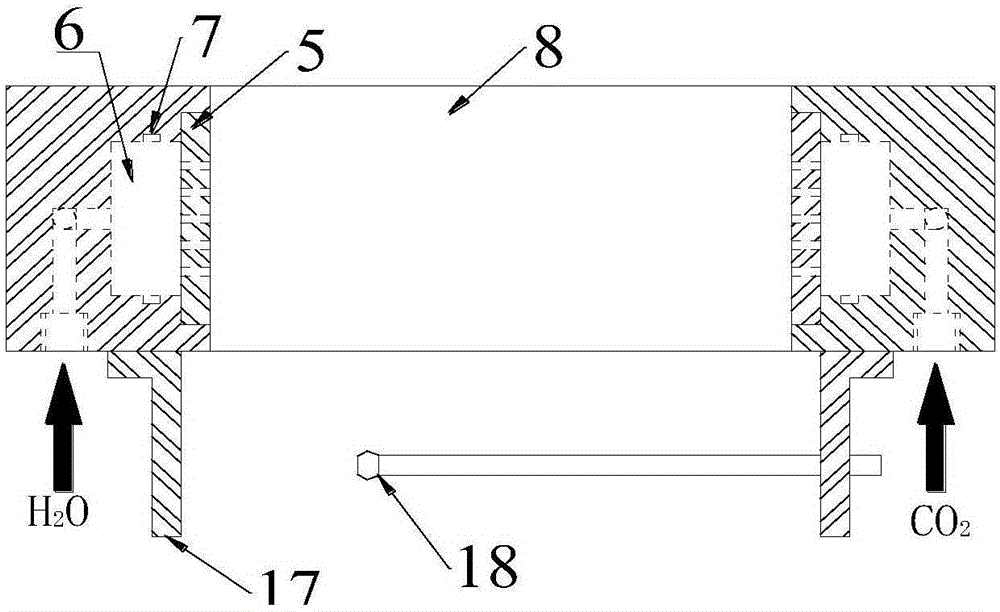 High-pressure multiphase-flow coupling rock true-triaxial test system and method