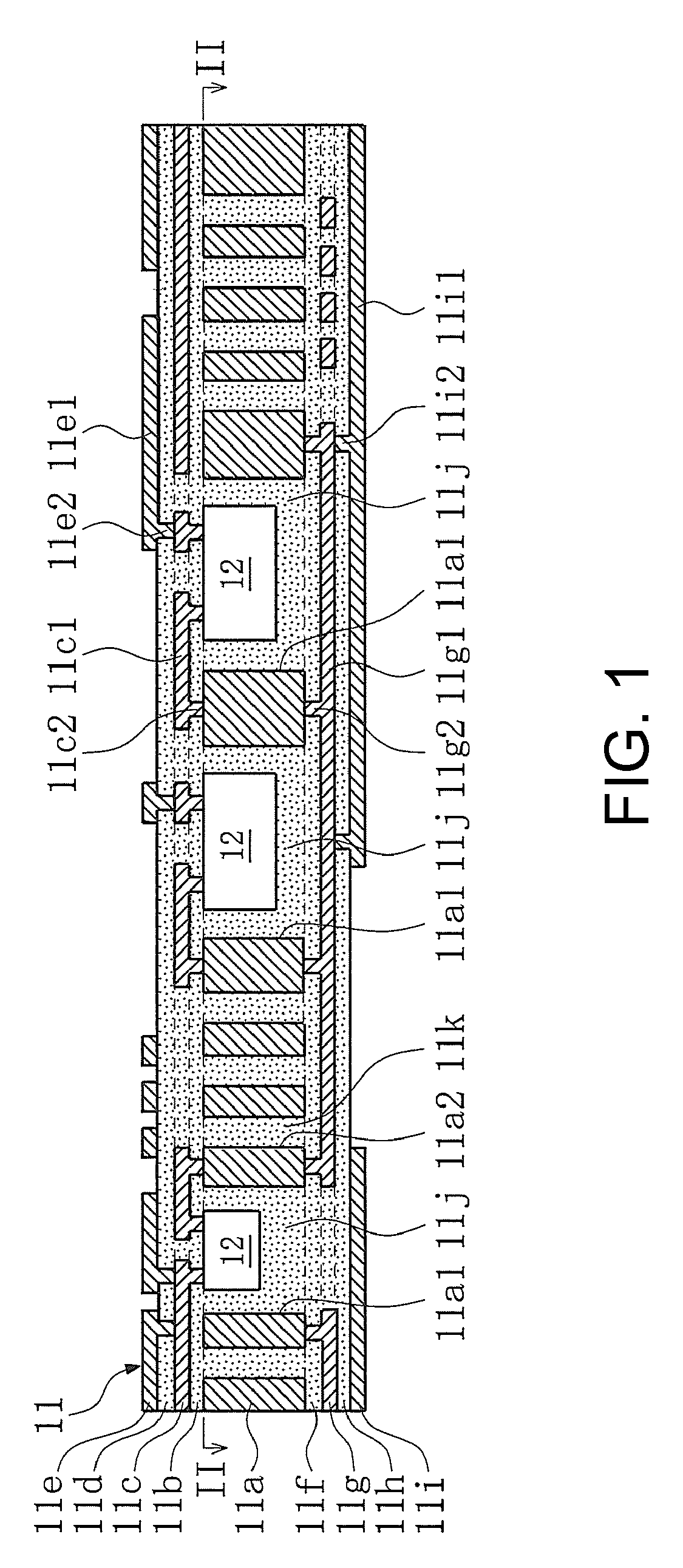 Substrate with built-in electronic component