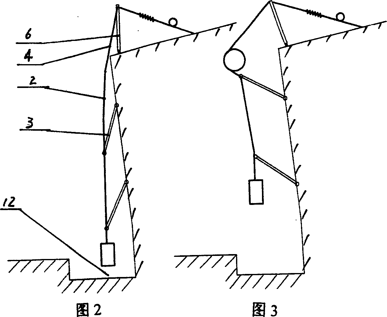 Rock-fall proof method and pulled guiding rock-fall proof flexible mesh