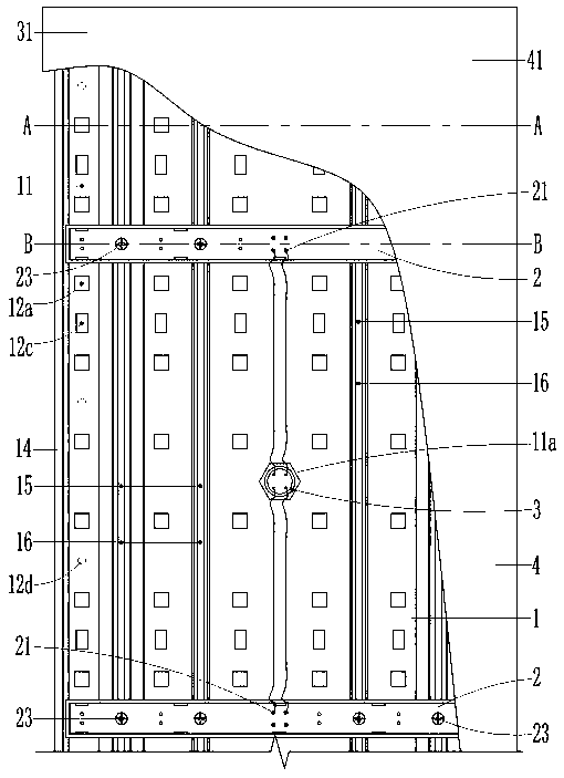 Strip-shaped sleeve of modular lamp box and light-emitting module