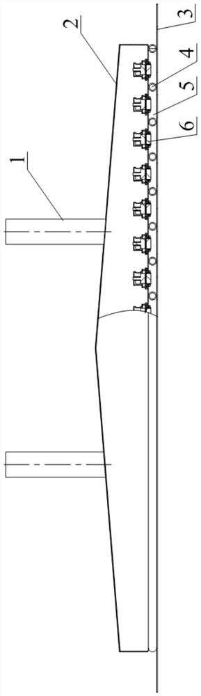 Suction cup device and artificial board production equipment