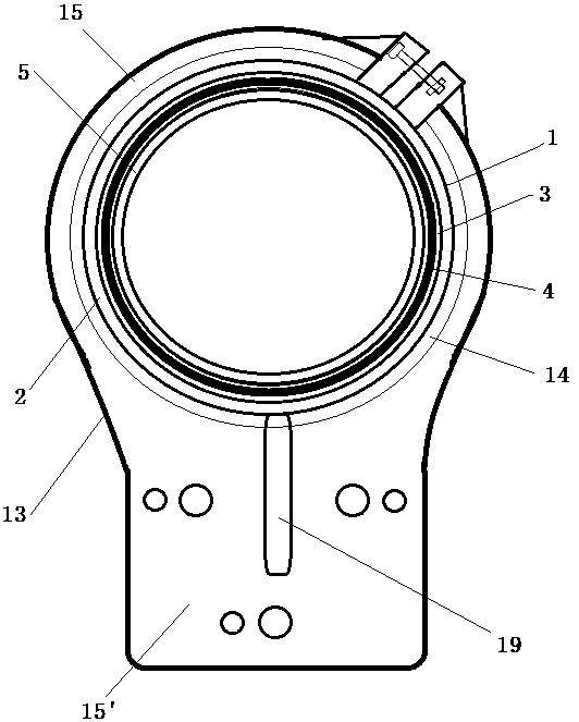 Steel collar combination with zero manual oiling for twisting machinery