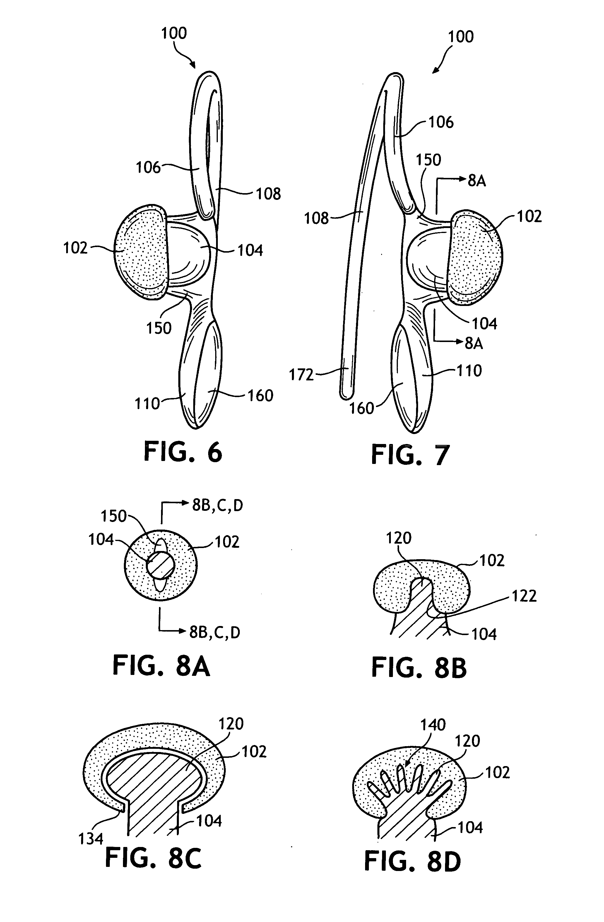 Bandless hearing protector and method