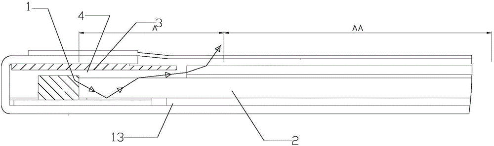 Backlight source module, liquid-crystal display device and mobile terminal