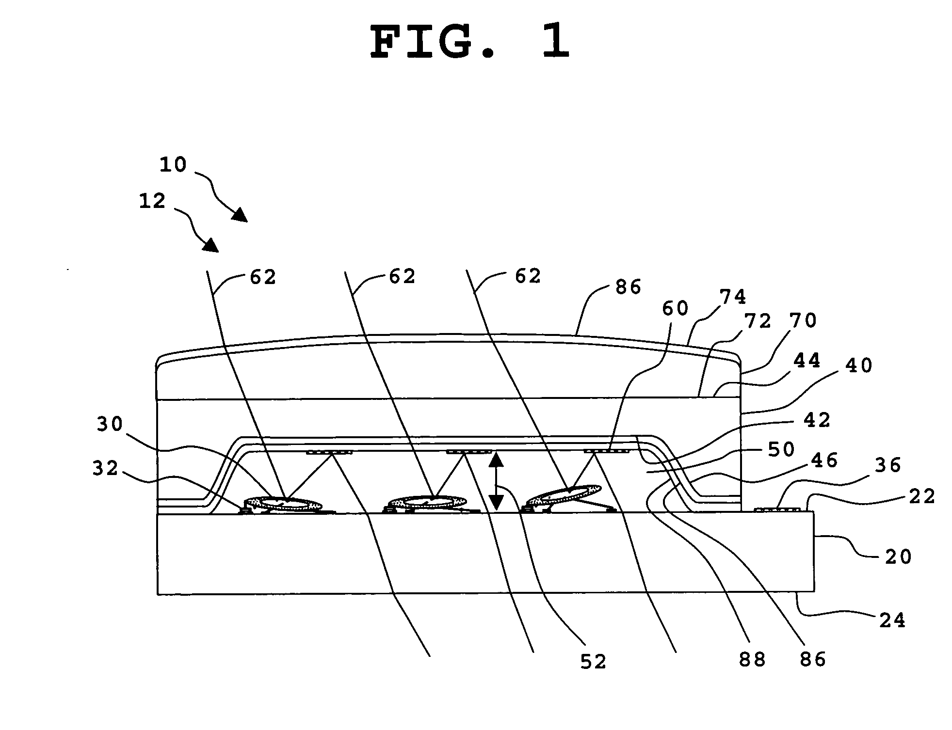 Large cavity wafer-level package for MEMS