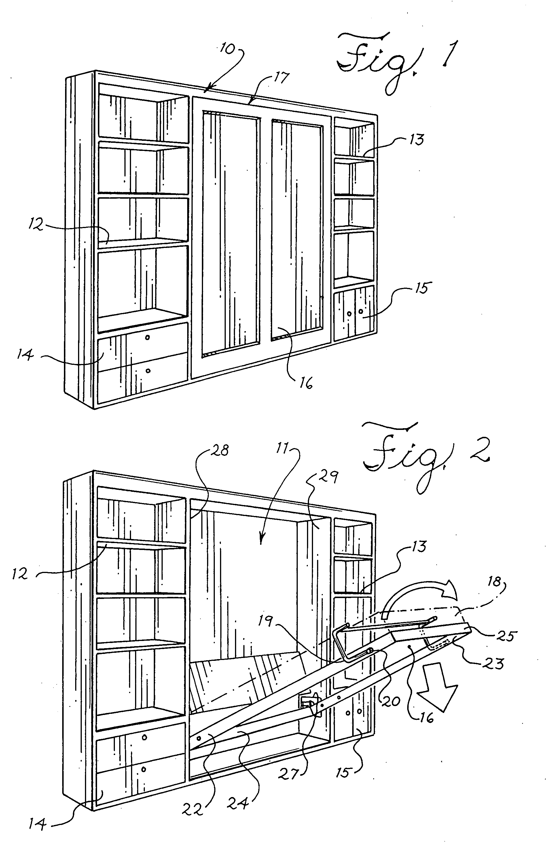 Tilting furniture system and infinitely variable lift tensioning mechanism therefor