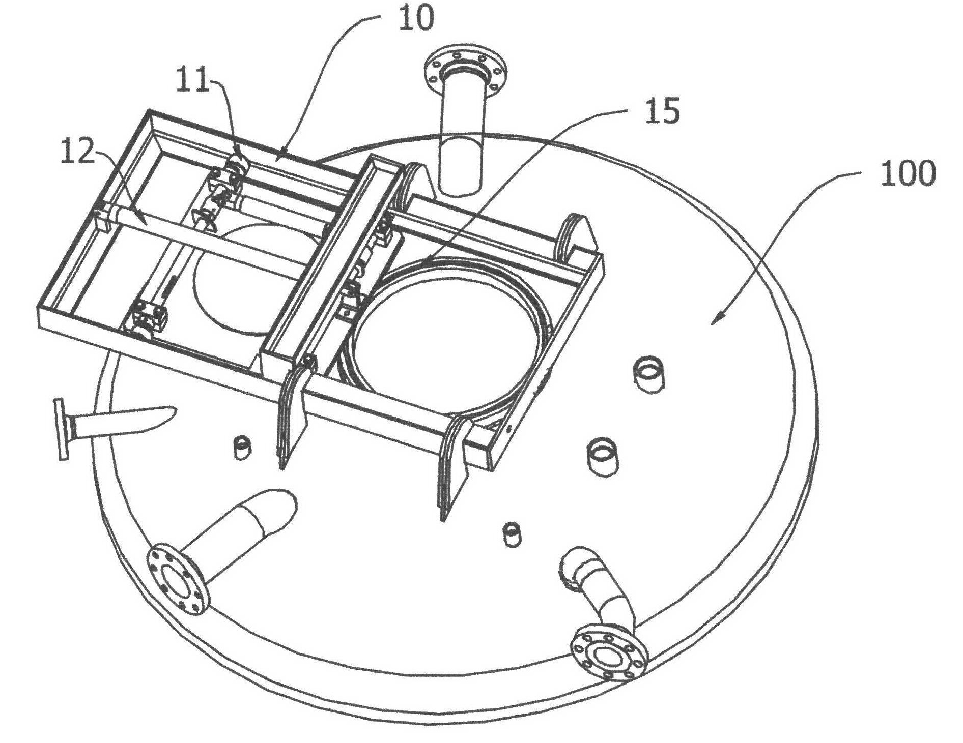 Upper cover structure for basket-free sterilization can