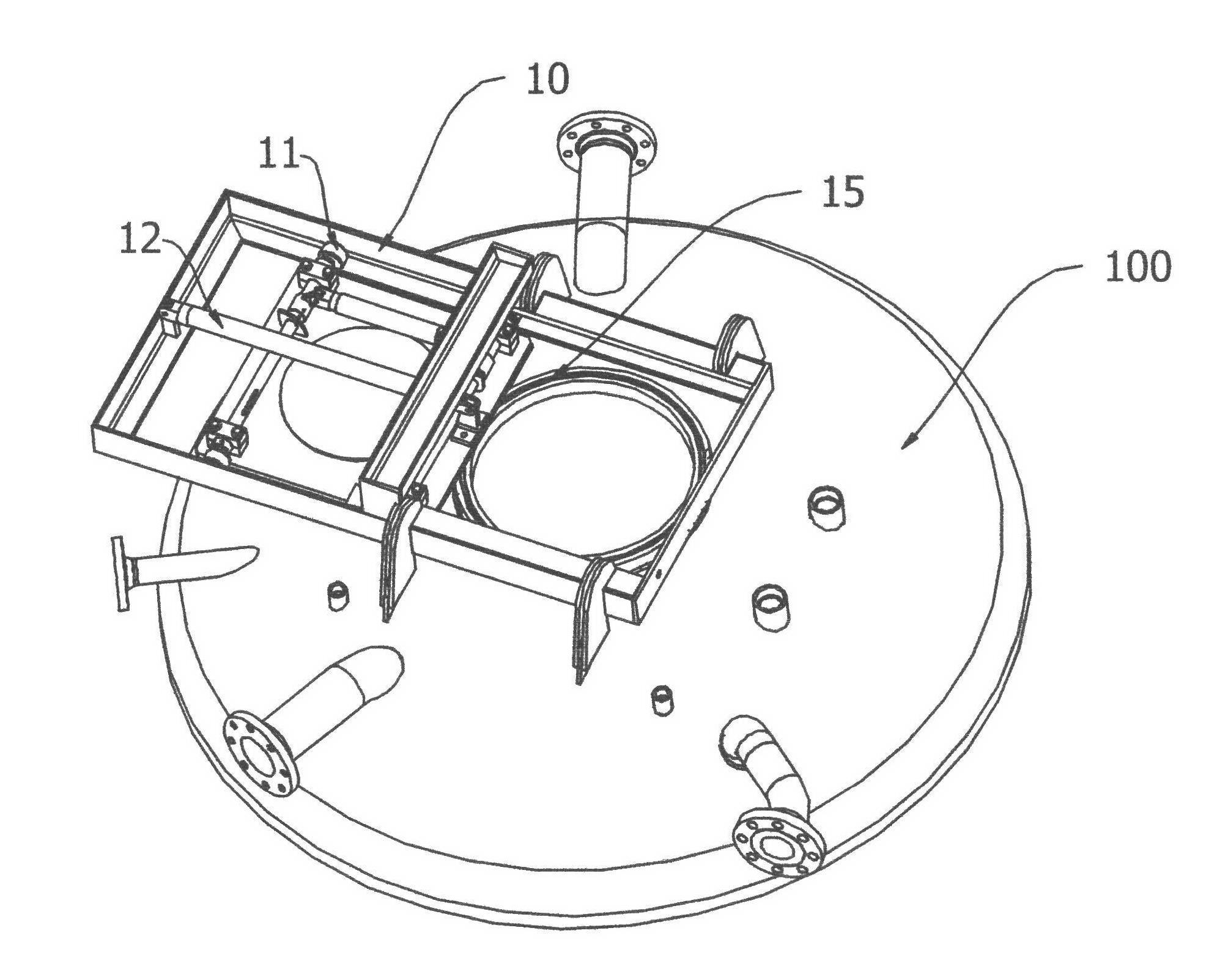 Upper cover structure for basket-free sterilization can