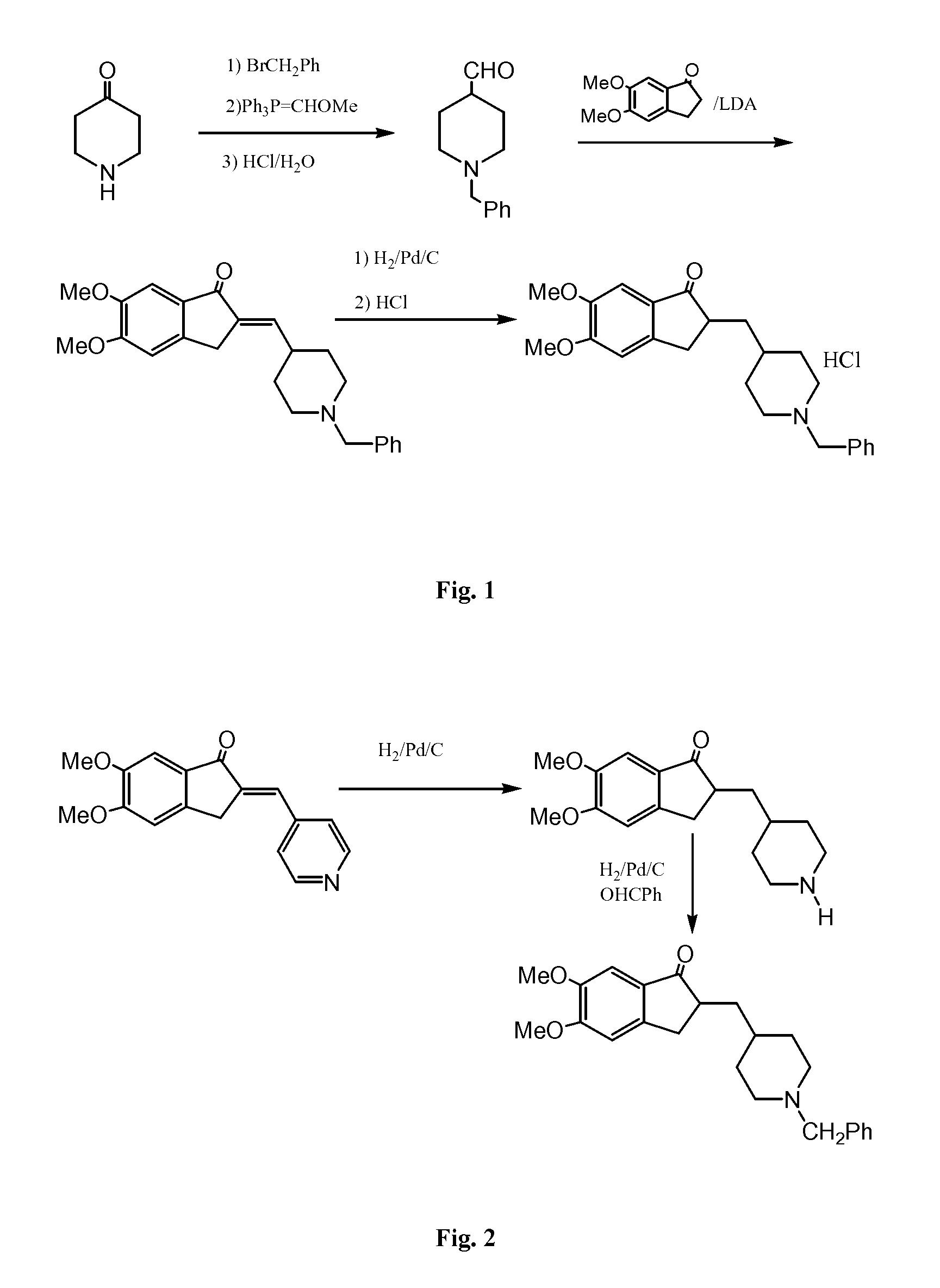 Process for preparing Donepezil and its derivatives