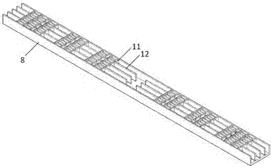 Motor power supply transfer wiring slot