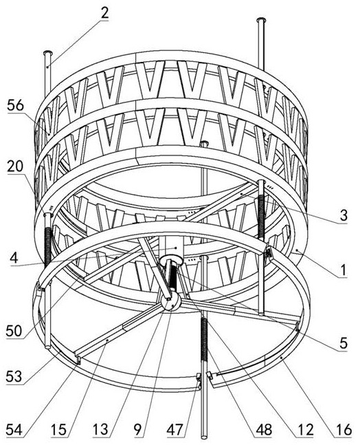 Pile foundation safety device for constructional engineering