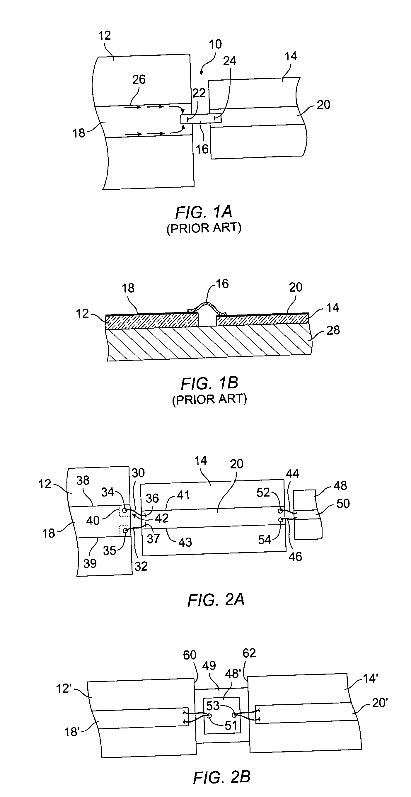 Electrical interconnection for high-frequency devices