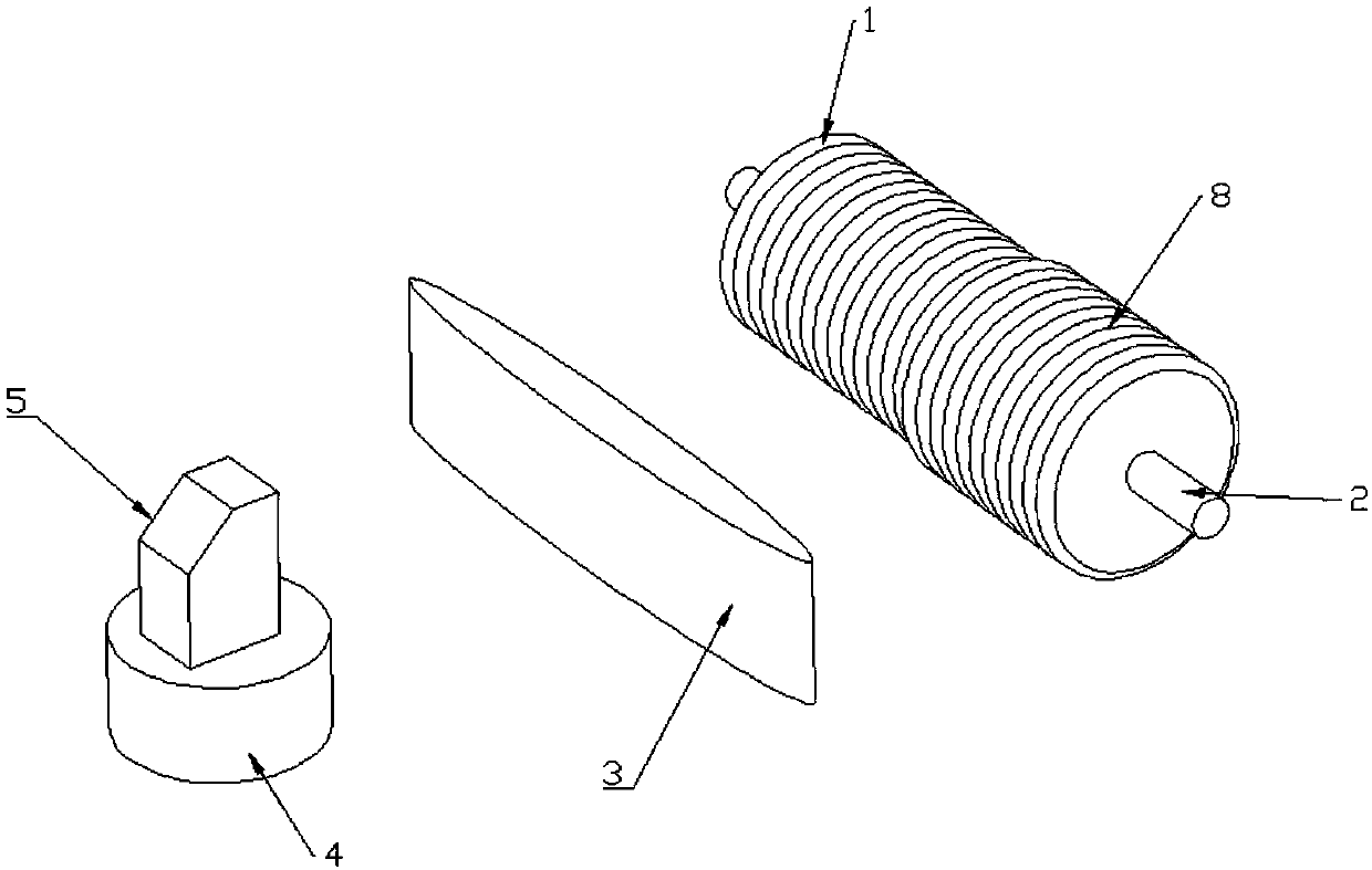 Rope arrangement fault detection method and device based on laser ranging