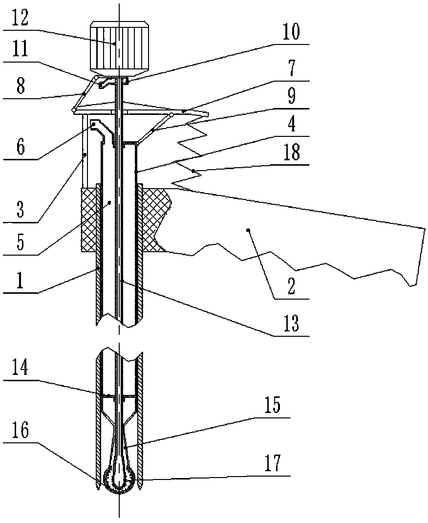 Calculus breaking device for urinary surgery