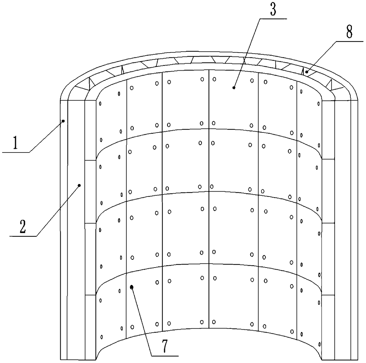 A kind of inner cylinder for cement preheater