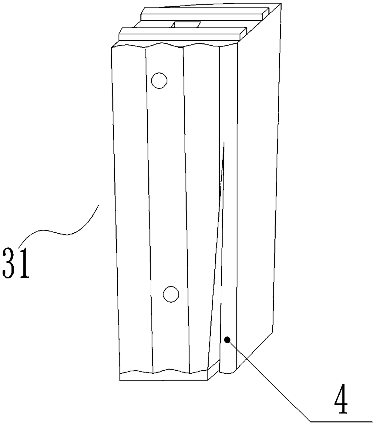 A kind of inner cylinder for cement preheater