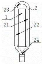 Semi-automatic stainless steel ring filter bag and production method thereof