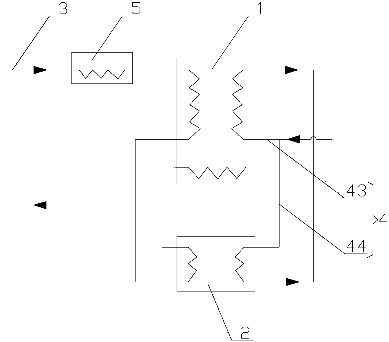 Adsorption type heat exchanger unit