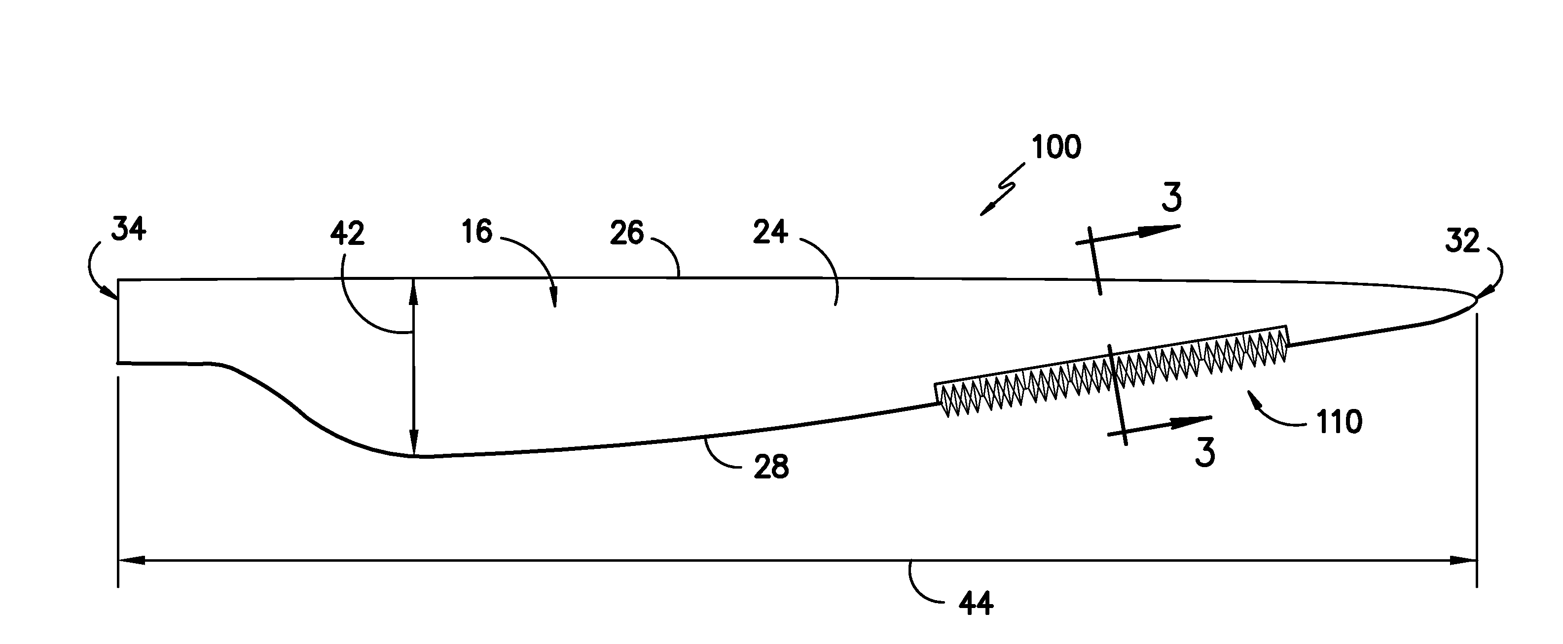 Noise reducer for rotor blade in wind turbine