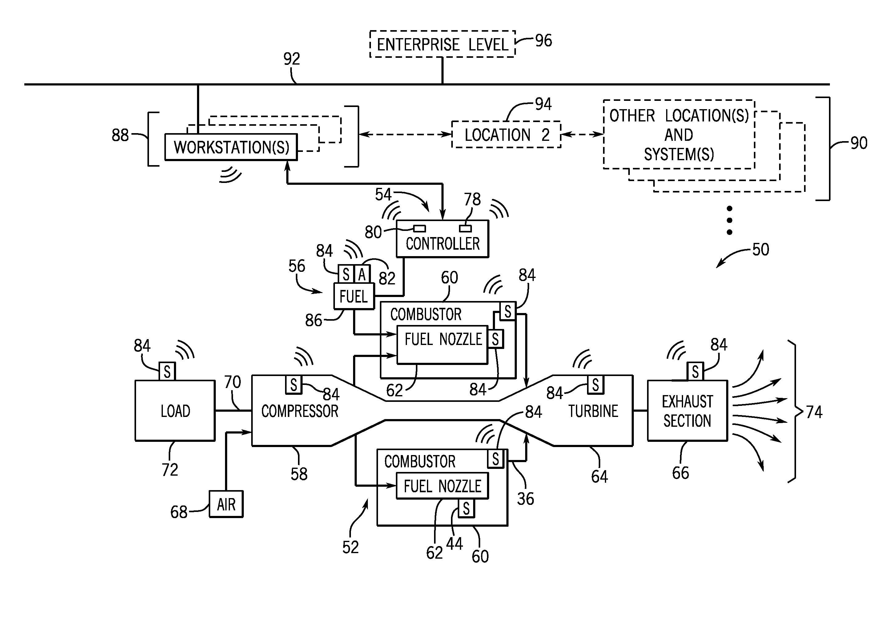 Condition based engine parts monitoring