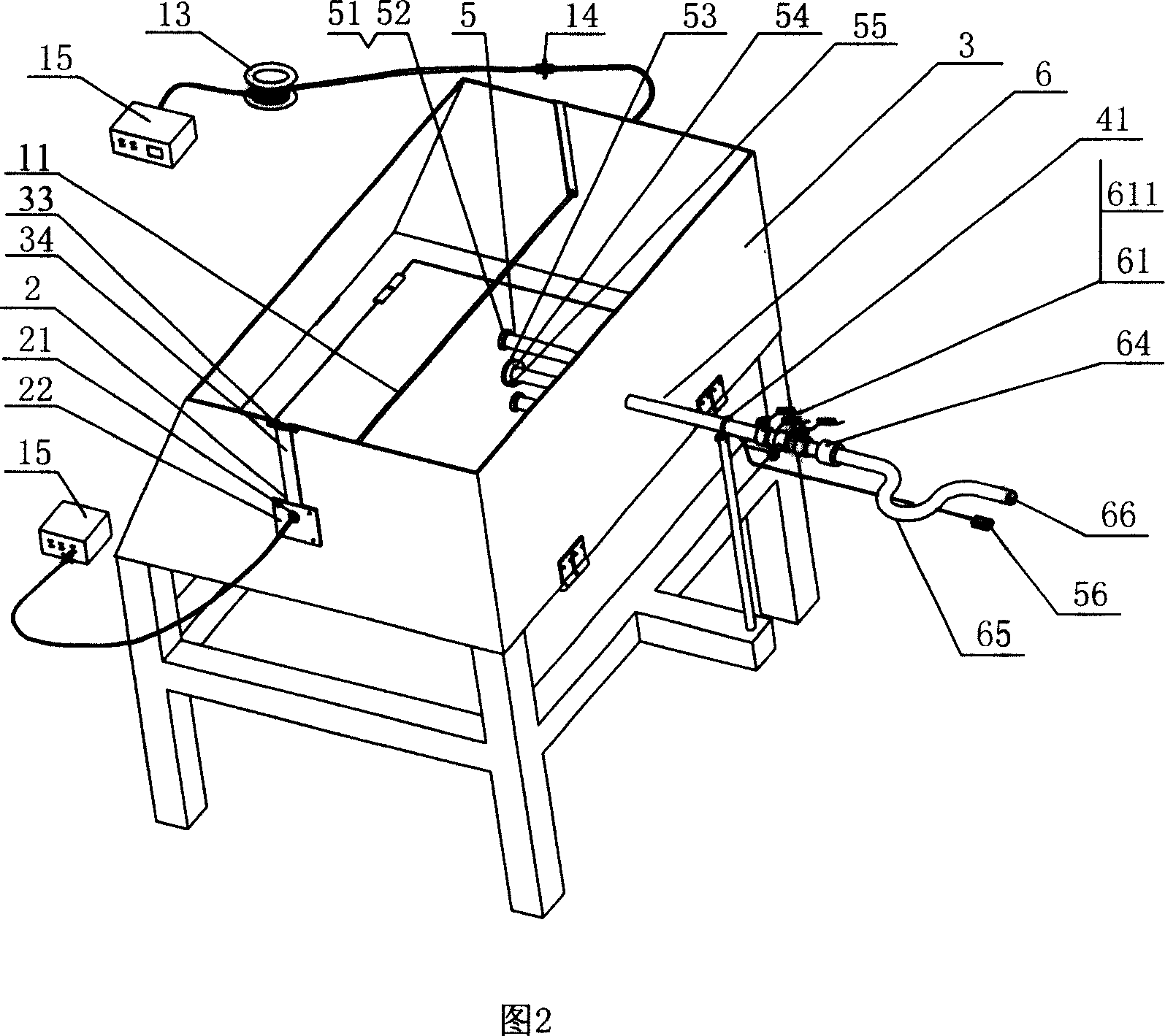 Distributed optical fiber sensing monitoring based dam seepage analog apparatus