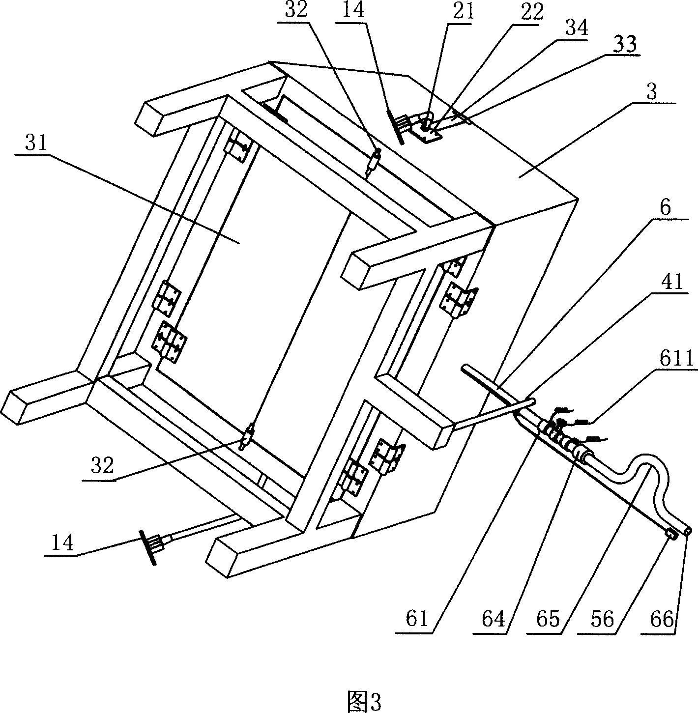 Distributed optical fiber sensing monitoring based dam seepage analog apparatus