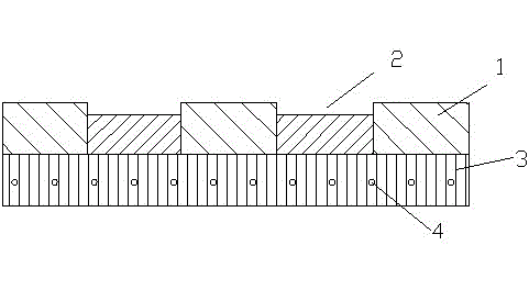 Latticed fabric embedded with metal wires