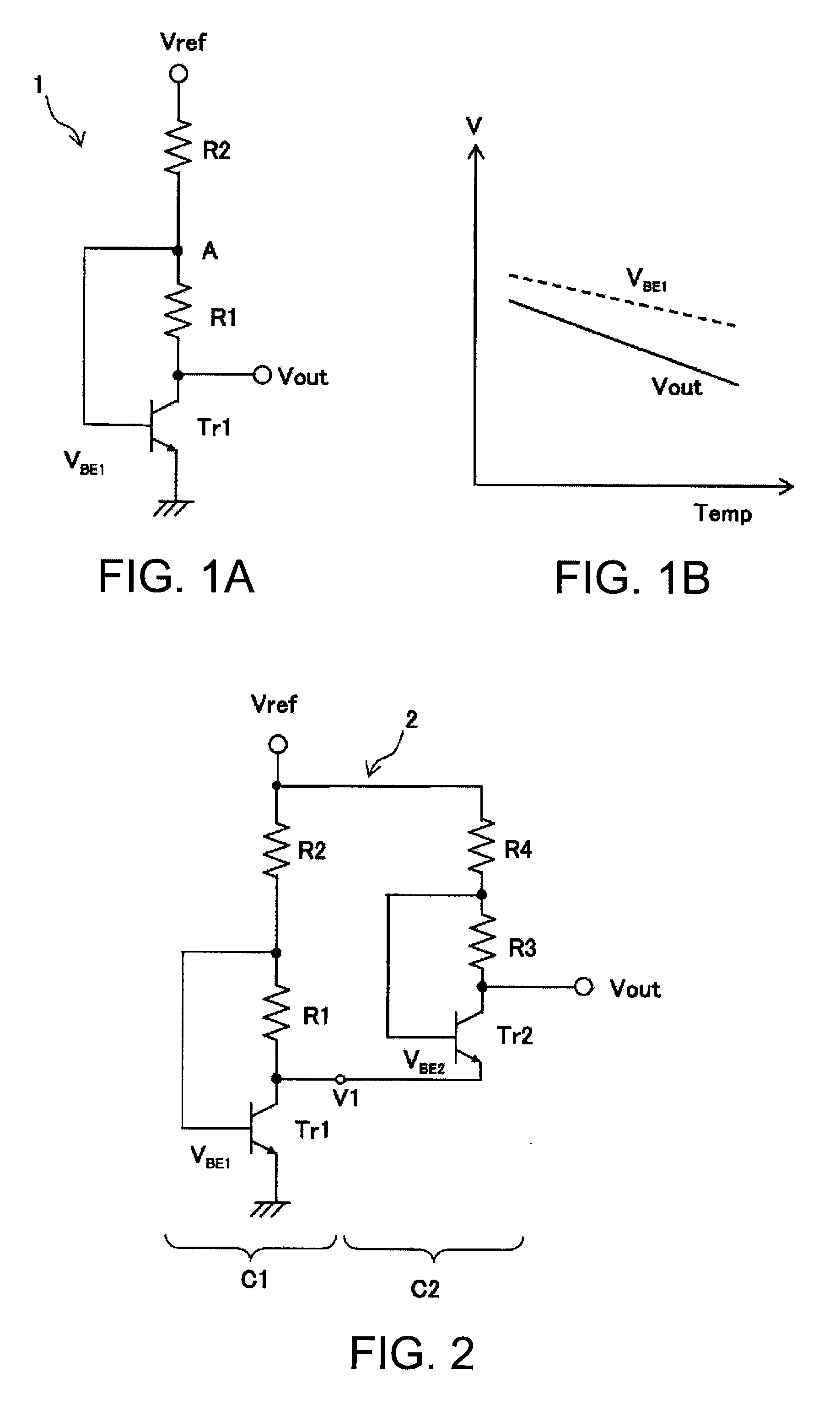 Temperature-sensor circuit, and temperature compensated piezoelectric oscillator