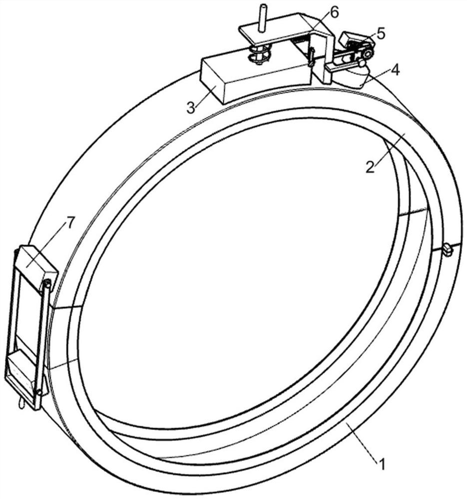 Dragging type disassembly-free gas leakage detection device for gas transmission pipeline