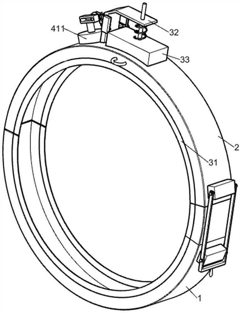 Dragging type disassembly-free gas leakage detection device for gas transmission pipeline