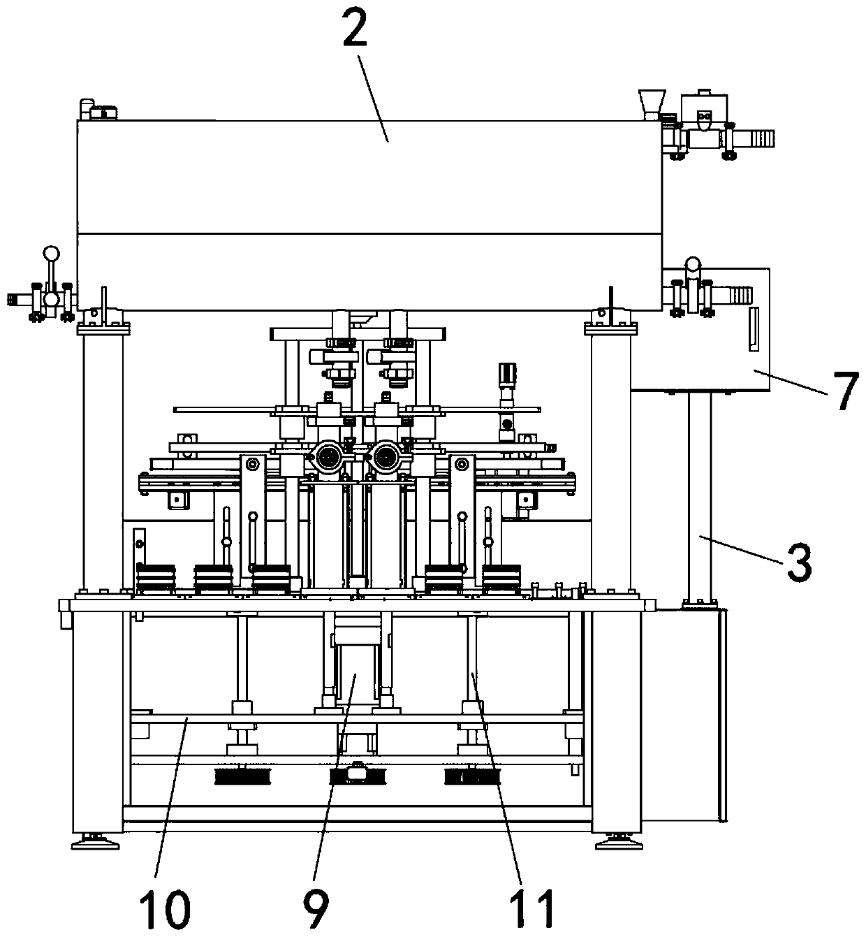 Titration device for coating materials